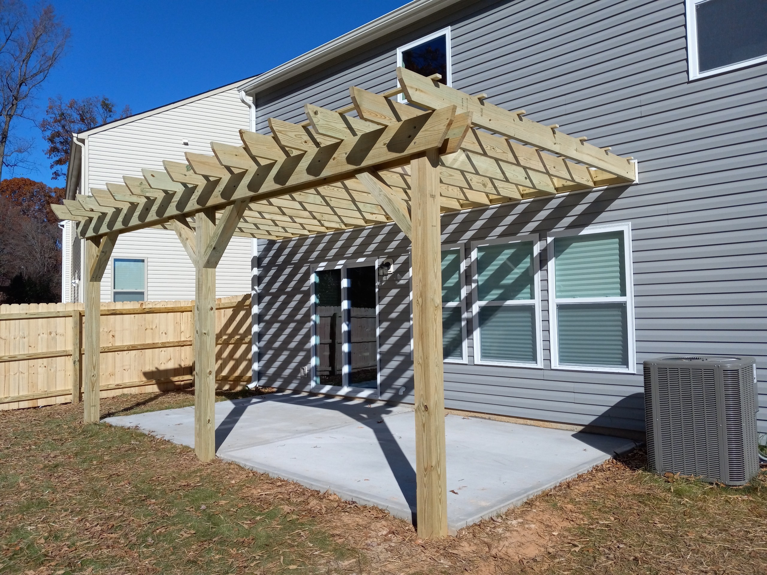 Custom pergola