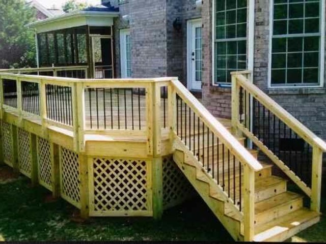 Custom deck and stairs