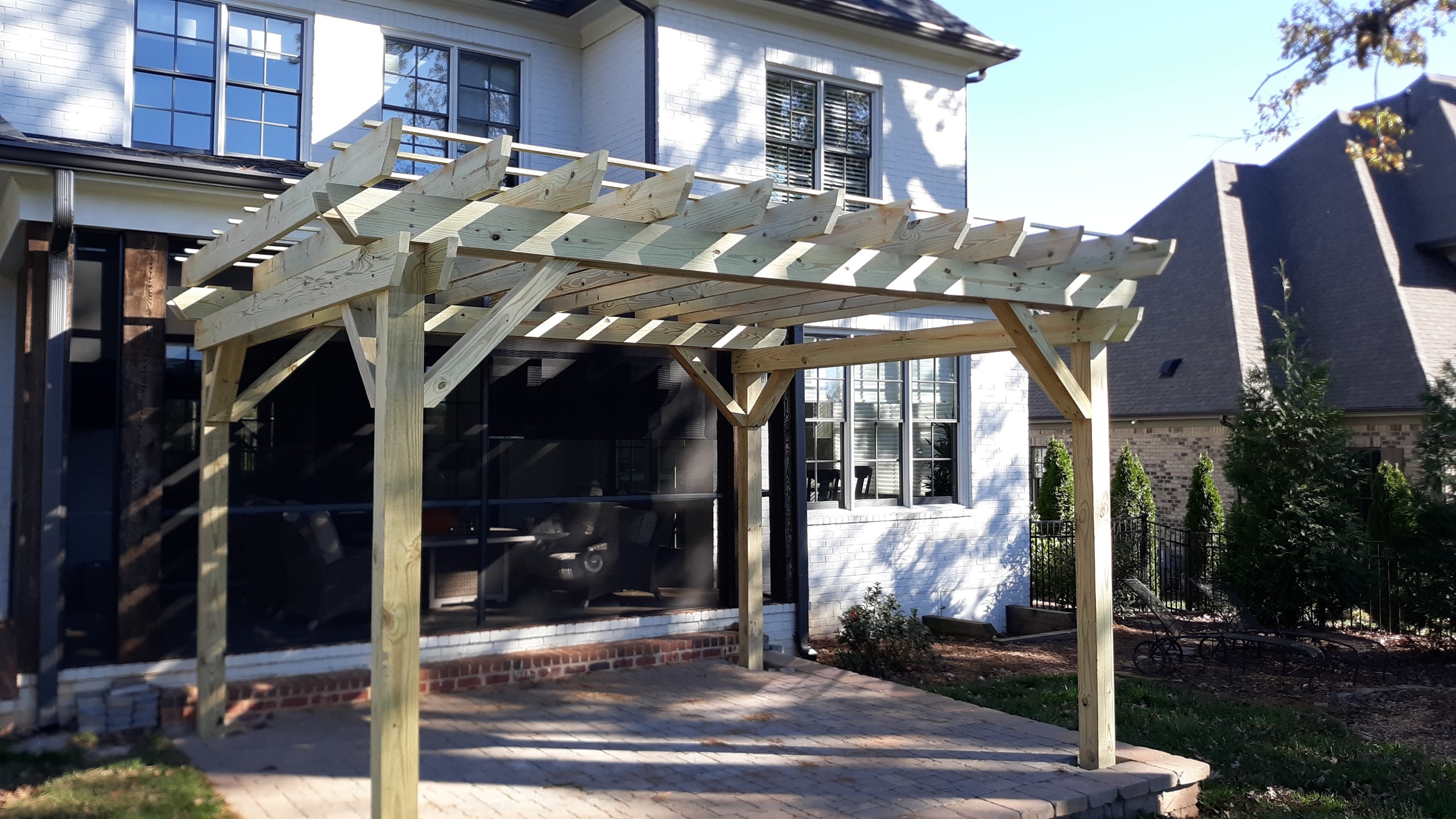 Custom pergola